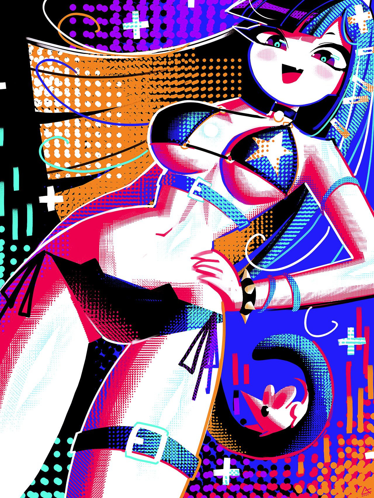 <i>Daily #1652 - Color Cat</i> by Andaerz
