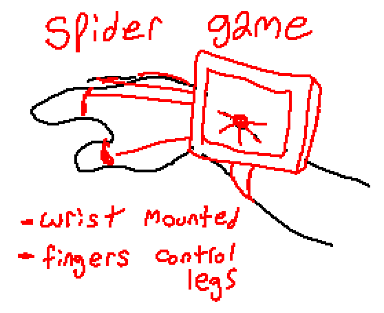 idea for a spider game
